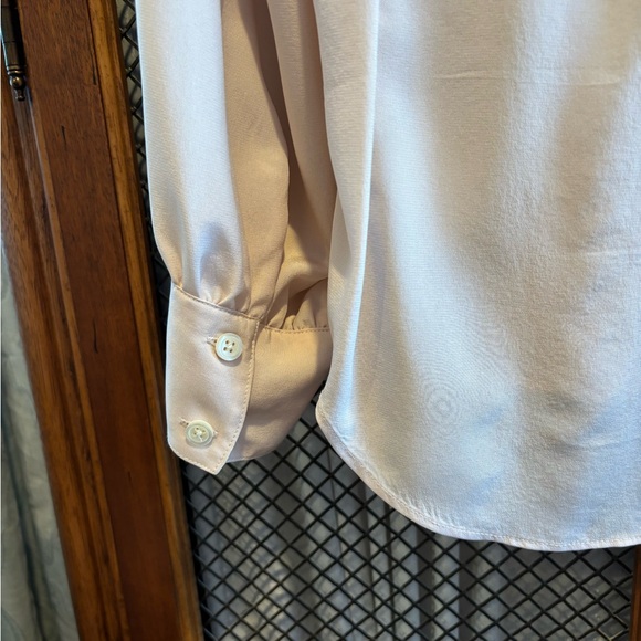 Kate Spade Pink Tie Blouse XL - Picture 6 of 8